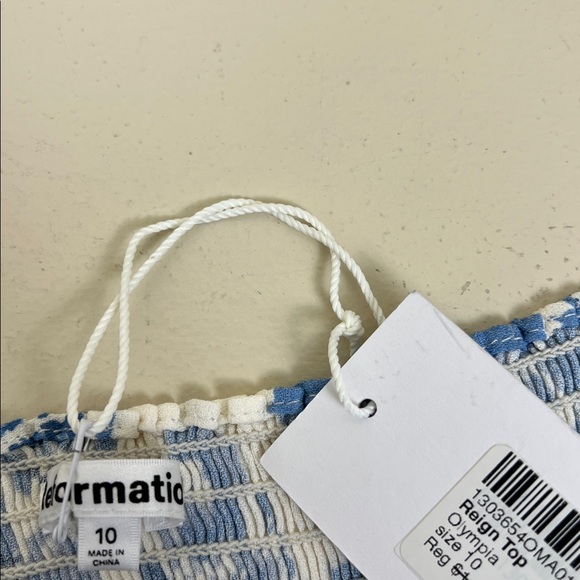 NWT Reformation Women’s Reign Top Olympia Floral Size 10 - Picture 9 of 12